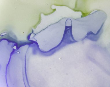 Ruhsal Boya Dokuları. Sıvı mürekkep Dalgası