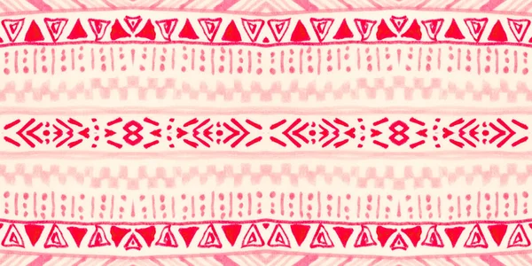 Navajo seamless pattern. Hand drawn ethnic background. — Stock Photo, Image