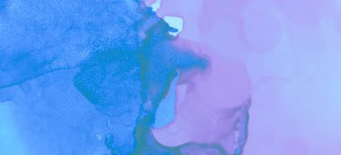 Moda Mürekkebi Lekeleri Modeli. Pembe Pastel Sıvı