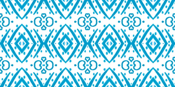 Голубая мозаика. Абстрактный фон. Винтажный дизайн майолики. — стоковое фото