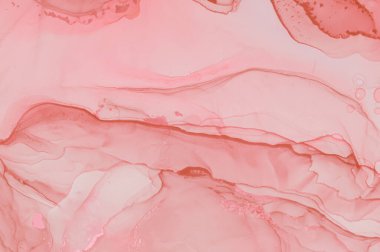 Nazik Lüks Mermer. Soyut arkaplan. Sanat Akışı Tasarımı. Akrilik kağıt. Gül yağı boyası. Alkol Pembe Mermer. İlkbahar İllüstrasyonu. Sıvı Modern Doku. Suluboya Sıvı Mermer.