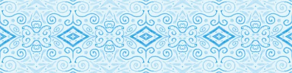 Винтажная Голубая Керамика Мексиканская Современная Иллюстрация Портативный Шаблон Фелипе Абстрактная — стоковое фото