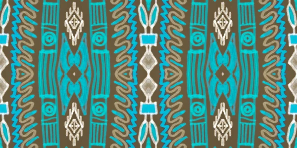 Seamless Peruvian Background Art Tribal Navajo Texture Hand Drawn Peruvian — Stock Photo, Image