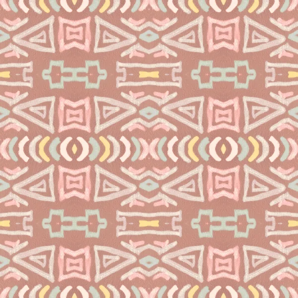 Geometrischer Ethnischer Druck Peruanische Motivgestaltung Vintage Aztec Hintergrund Art Native — Stockfoto