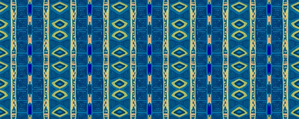 Ruban Tribal Grunge Art Navajo Design Pour Textile Illustration Péruvienne — Photo