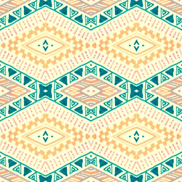 American Pattern Peru Textile Design Vintage Tribal Texture Hand Drawn — Stock Photo, Image