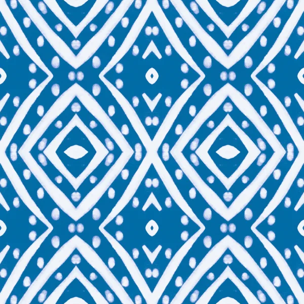 Diseño Azul Holandés Damasco Piso Moderno Adorno Italiano Talavera Mosaico — Foto de Stock