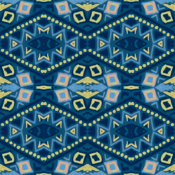 American Native Ornament Art Tribal Design Textile Mexican Motif Illustration — Stock Photo, Image