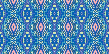 İtalya karo suluboya. Damask geleneksel kumaşı. Klasik azulejo süsü. Suluboya İtalyan deseni. Kusursuz majolika mozaiği. Geçmişe dönük İspanyolca arka plan. İtalyan seramikleri.