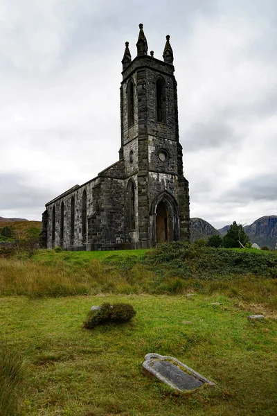 Igreja Velha Dunlewey Condado Donegal Irlanda — Fotografia de Stock