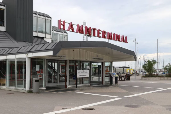 Costruzione Uddevalla Hamnterminal Svezia — Foto Stock