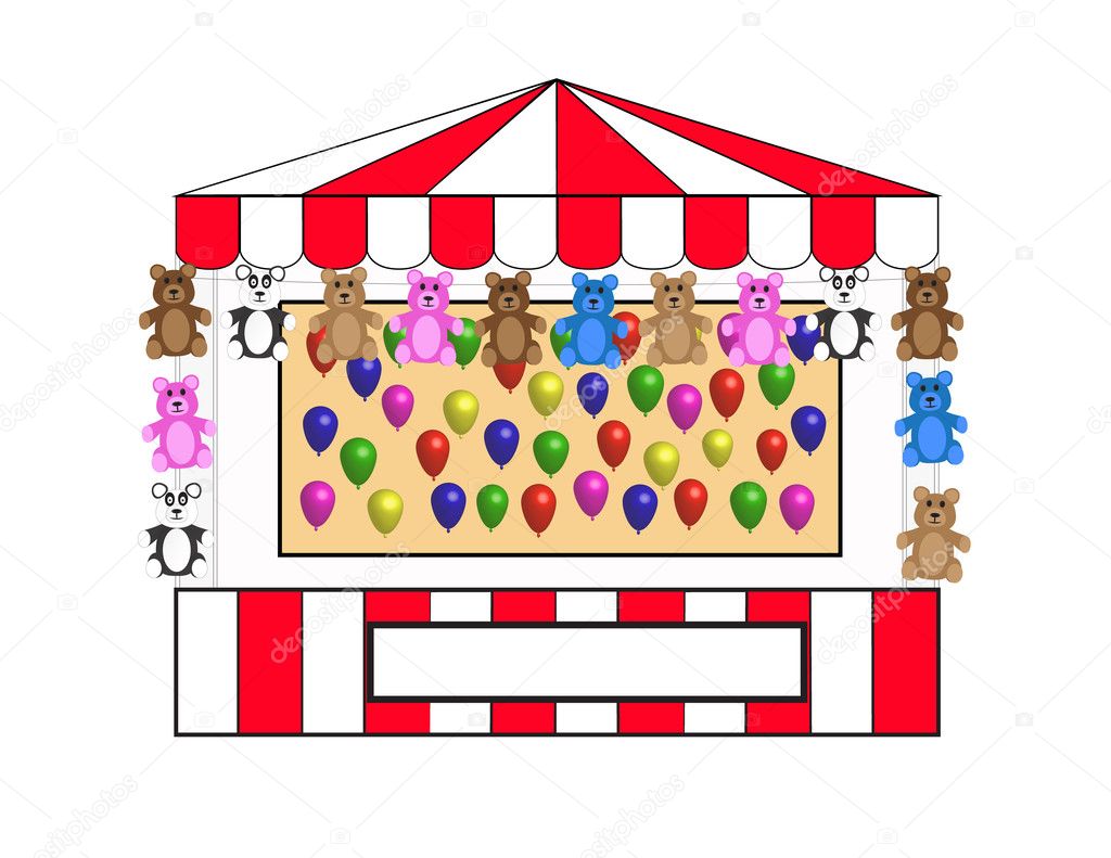 Balloon Toss Stock Vector by ©clafko11 26158847, image size:1024x791