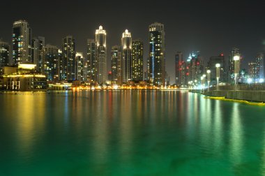 Dubai gece harika görüntüsü