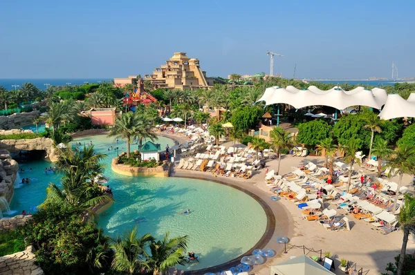 Parku wodnego aquaventure, Zjednoczone Emiraty Arabskie — Zdjęcie stockowe