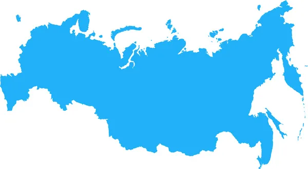 Ruská federace mapa — Stockový vektor