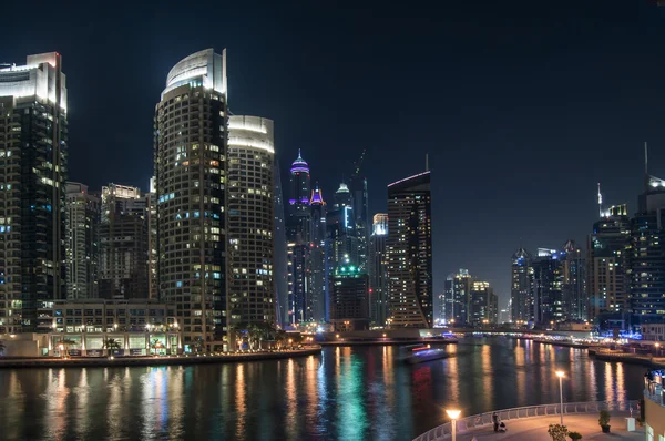 Vue imprenable sur la nuit Dubaï . — Photo