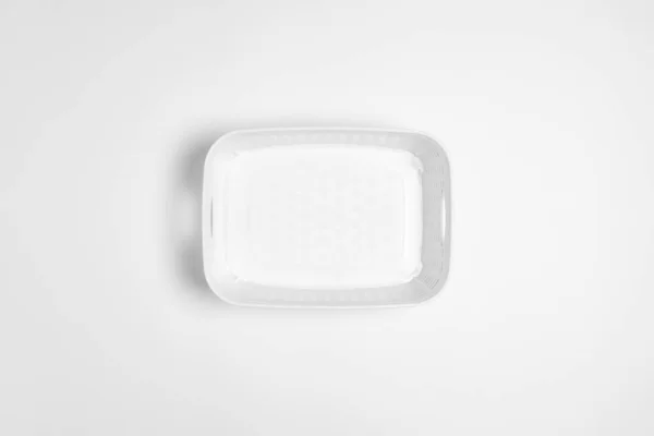 Plastic Food Container Lid Isolated White Background Storage Container High — Stock Fotó