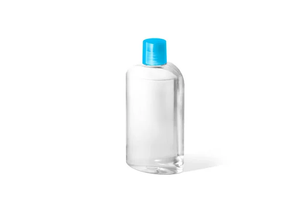 Blank Packaging Baby Oil Clear Bottle Isolated White Background Rendering — Stock Photo, Image