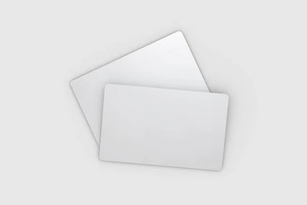 Σύγχρονη Σχεδίαση Πρότυπο Επαγγελματική Κάρτα Απομονώνονται Λευκό Φόντο Απόδοση Προσομοίωση — Φωτογραφία Αρχείου