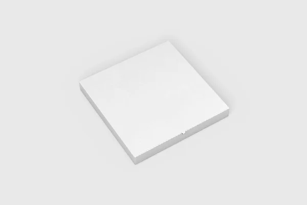 为您的设计纸盒比萨饼隔离在白色背景 3D渲染 你这傻瓜 — 图库照片