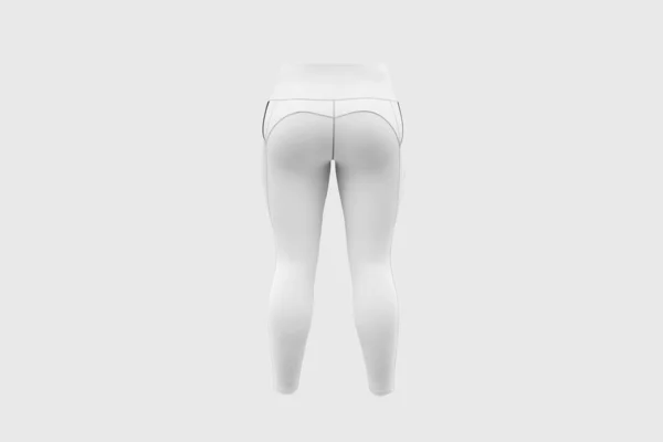 女性的超大腿在白色背景下被隔离 3D渲染 你这傻瓜 — 图库照片
