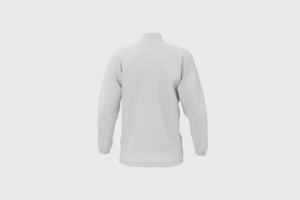 Traje Blanco Top Mockup Aislado Sobre Fondo Blanco Representación Mock — Foto de Stock