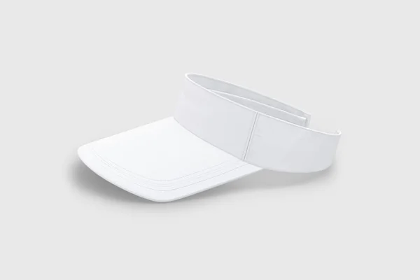 Sonnenblende Einfache Hut Isoliert Auf Weißem Hintergrund Rendering Attrappe — Stockfoto