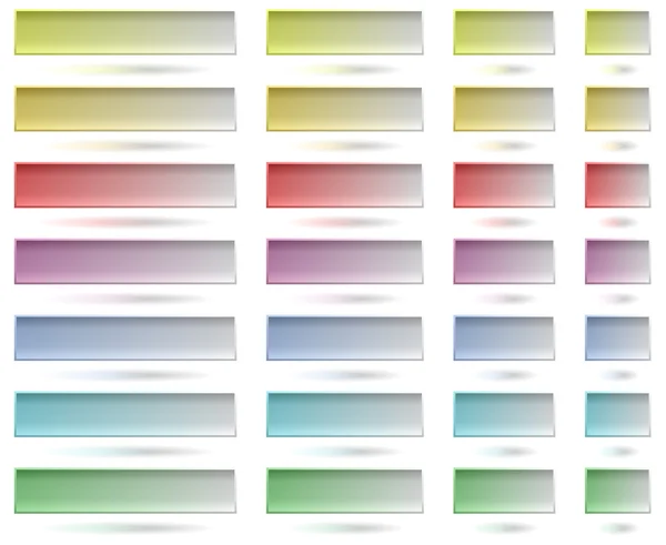 Tamplates coloridos para botones web — Archivo Imágenes Vectoriales