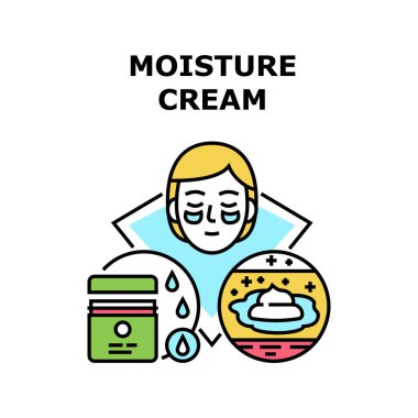 Nem Kremi Vektörü Renk Çizimi