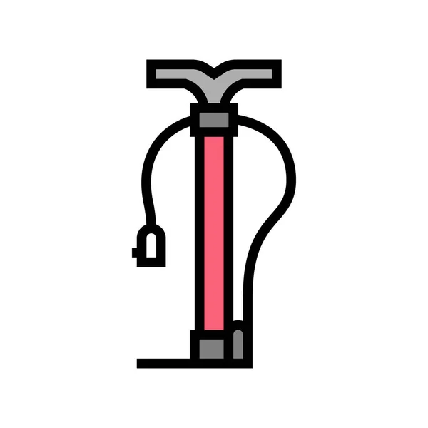 泵工具颜色图标矢量插图 — 图库矢量图片