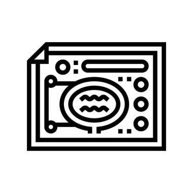 peyzaj tasarımı çizimi çizimi vektör çizimi