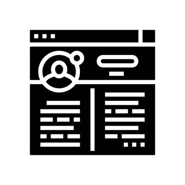 blog sosyal medya simgesi vektör illüstrasyonuName