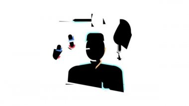 Anestezi uzmanı Renk Simgesi Canlandırması