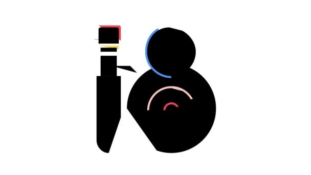 Fertilisation Traiter l'animation de l'icône couleur