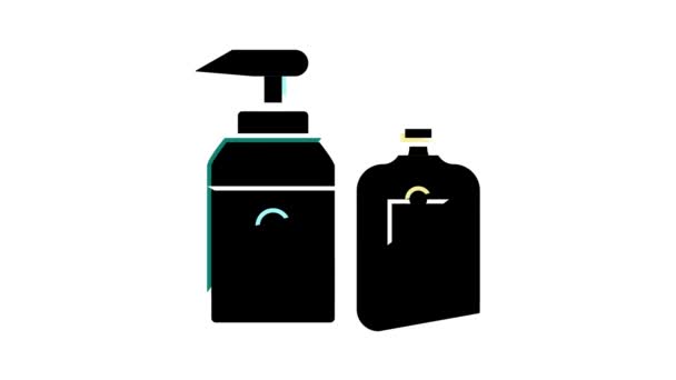 Spa Cosmétiques Beauté couleur icône animation