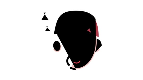 Maladie Problème humain couleur icône animation