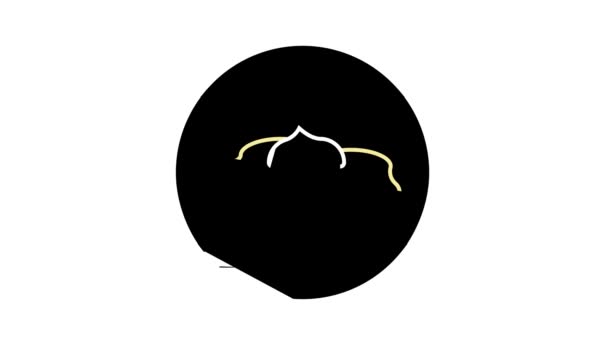 Traitement de la peau sèche animation icône de couleur