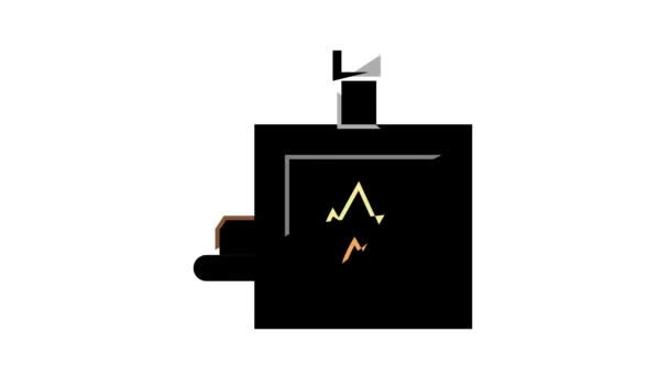 Animaux de compagnie Funérailles Cimetière couleur icône animation