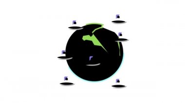 Ufo Misafir Ziyaret Renk Canlandırması