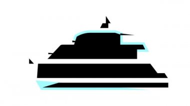 Tekne Su Taşımacılığı Renk simgesi canlandırması