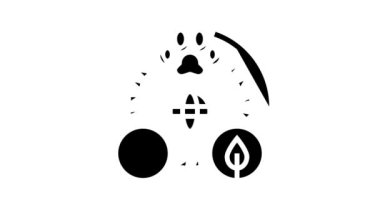 Ekosistem Siyah Çizgi Canlandırması