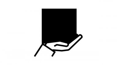 Dijital İşlem Siyah çizgi canlandırması