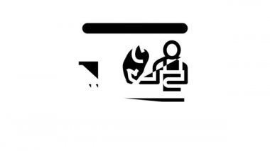 Tavuk Et Fabrikası siyah çizgi animasyonu