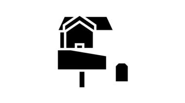 Emlak Kiralama Ajansı siyah çizgi animasyonu