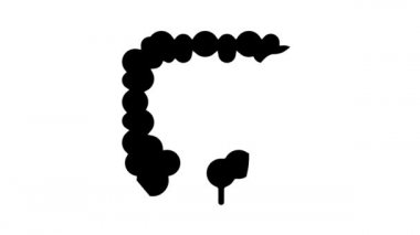 Sindirim Hastalığı ve Tedavi Sembol Canlandırması