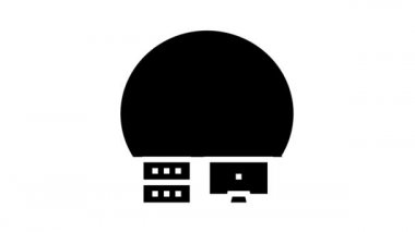 Özel Dedektif Glyph simge animasyonu