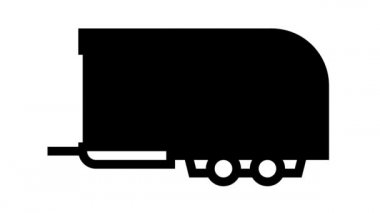 karavan hattı simgesi canlandırması