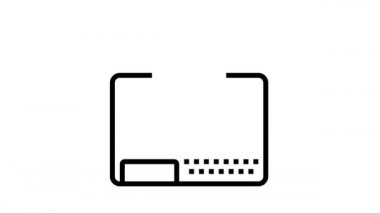 GPS navigasyon sistemi tamir çizgisi canlandırması