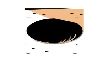 Taş ocağı renk simgesi canlandırması