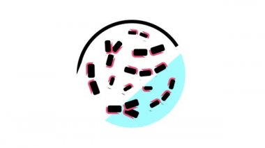 bifidobakteriyel probiyotik renk canlandırması